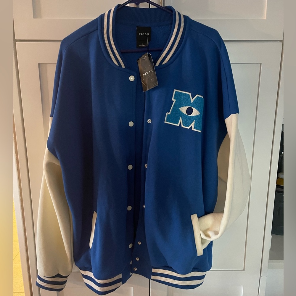 Pixar Monsters University Varsity Jacket Girl Size 1X NWT